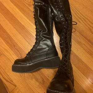 Madame Anarchy bondage boots